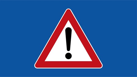 Symbolbild für wichtigen Hinweis, der unbedingt zu lesen ist.